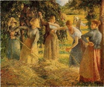 Camille Pissarro : Harvest at Eragny